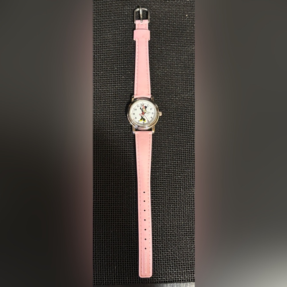 The Disney Store Mini Mouse in Pink skirt Yellow shoes Women's Watch